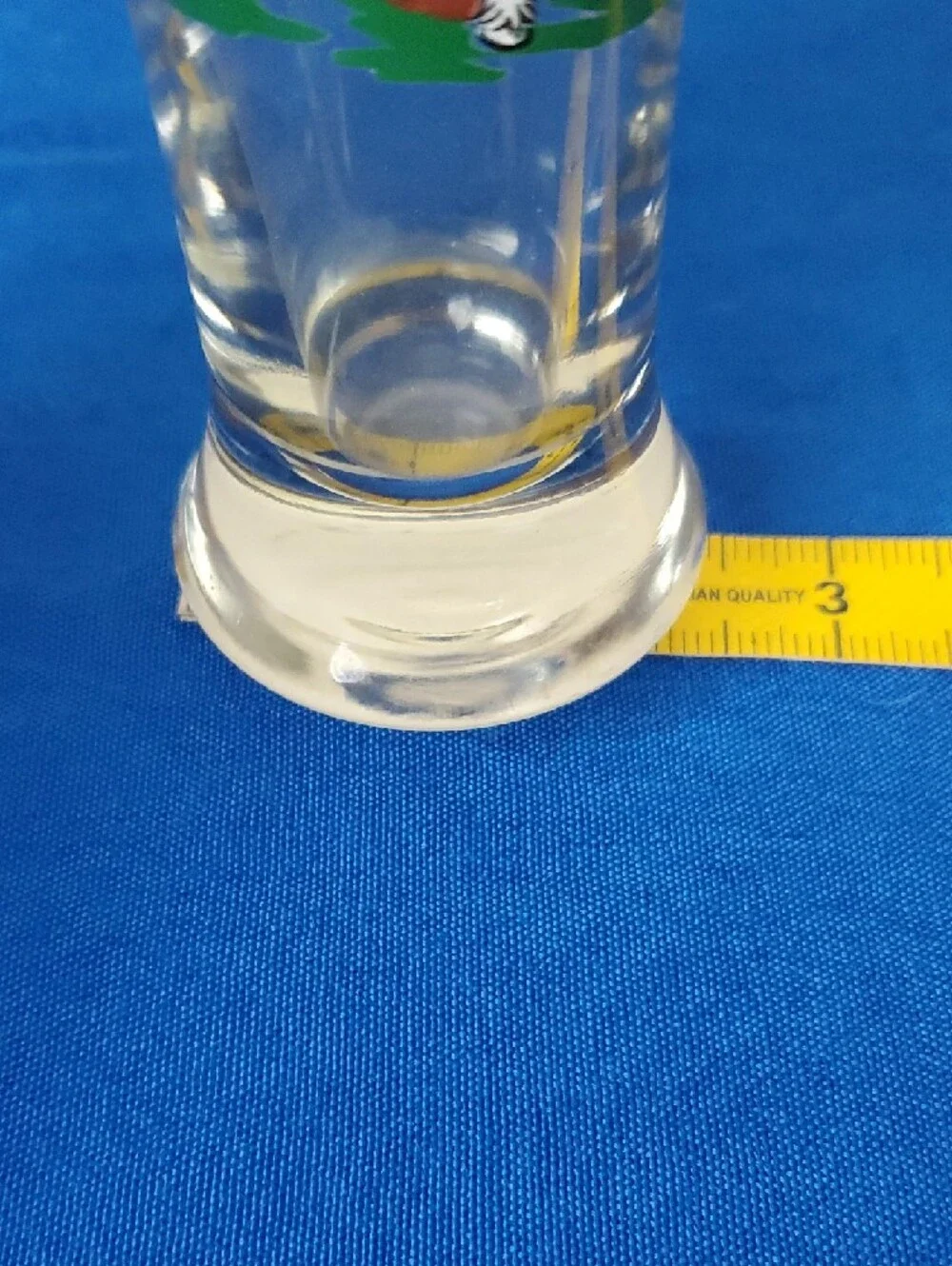 VTG 1991 Budweiser Pilsner Glass with Red Clydesdales Graphic